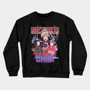 Bottleg Anime Chibi Nezuko Crewneck Sweatshirt